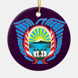 Malvinas Argentinas julprydnad Julgransprydnad Keramik