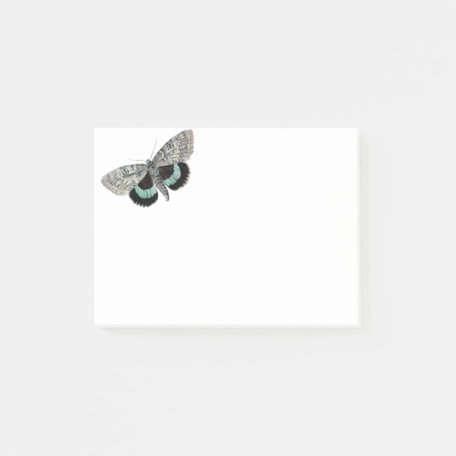 Malvintageillustration Post-it Block (Framsida)