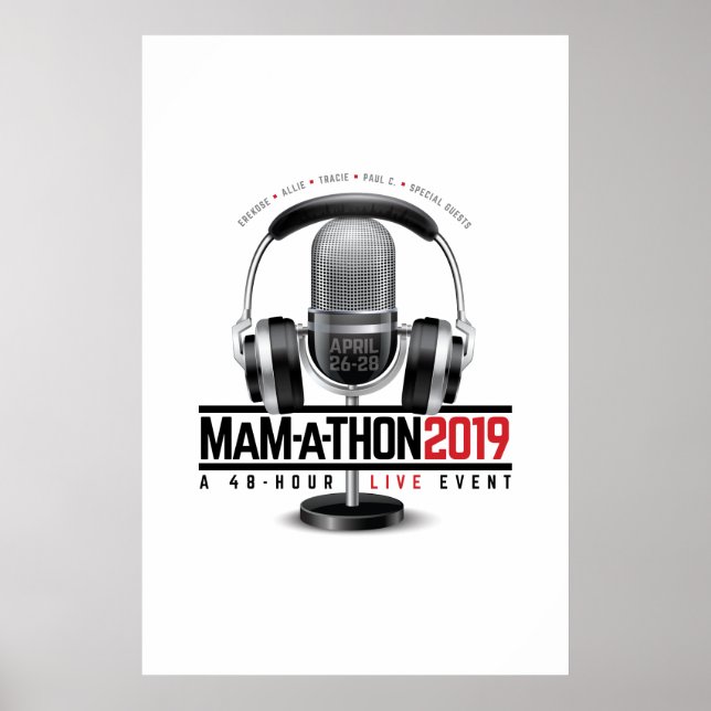 MaM-a-Thon Poster 24 x 36 (Framsidan)