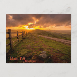 Mam Tor - England Vykort