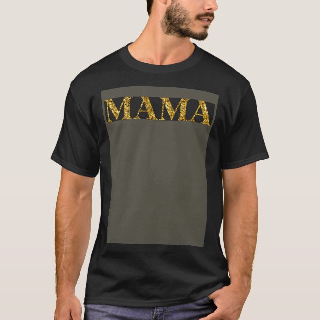 Mama 1 Word But Mean Alot Parents Family Marriage T Shirt (Framsida)