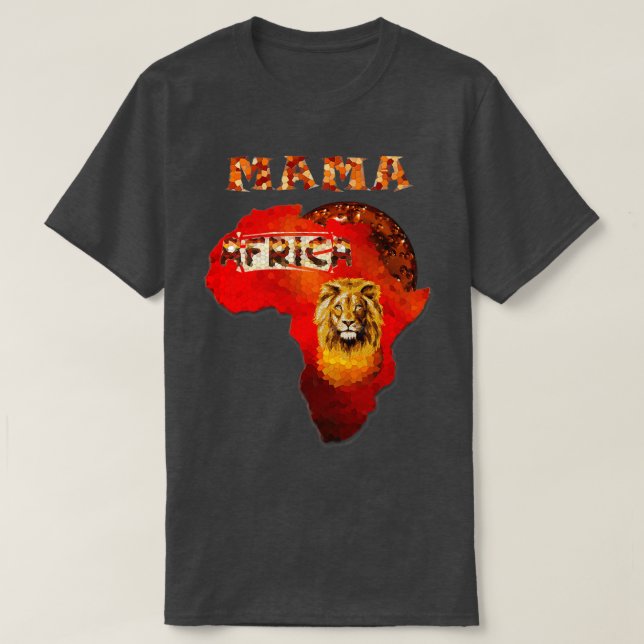 Mama Africa 24 T Shirt (Design framsida)