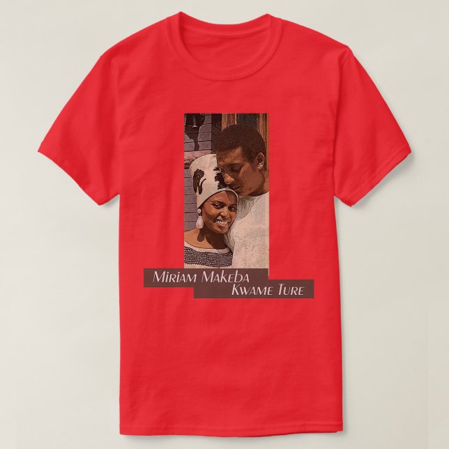 Mama Africa and Kwame Ture T Shirt (Design framsida)