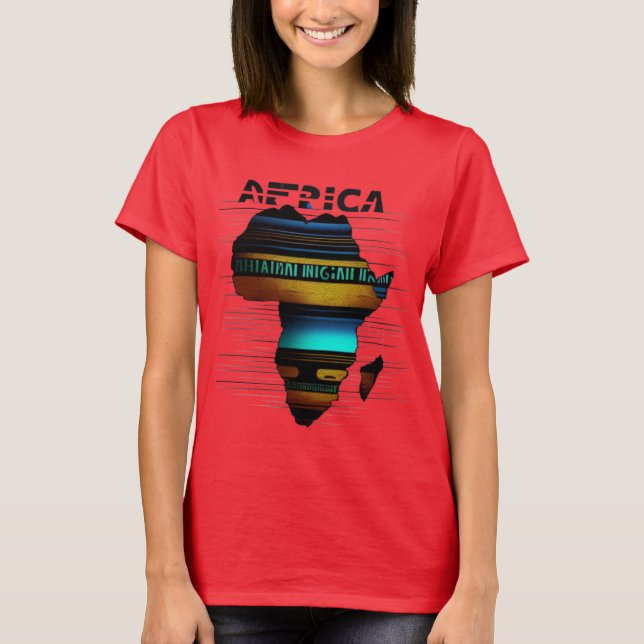 Mama Africa t-shirts design  (Framsida)