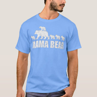 Mama Bear 5 Cubs Mama Bear Mom 5 Kid T Shirt