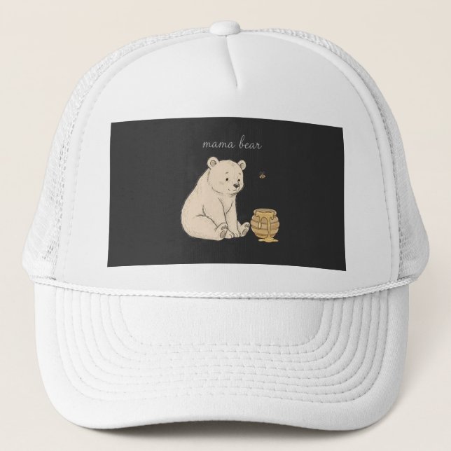 Mama Bear Cute Bear & Honey Mother’s Day Gift Shir Keps (Framsida)