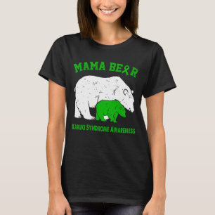 Mama Bear KABUKI SYNDROM Medvetenhet T Shirt
