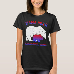 Mama Bear Lungfibros Medvetenhet T Shirt
