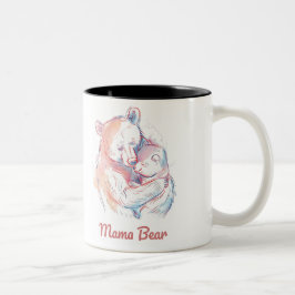 Mama Bear Mothers Day Två-Tonad Mugg