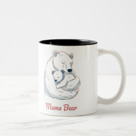 Mama Bear Mothers Day Två-Tonad Mugg