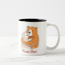 Mama Bear Mothers Day Två-Tonad Mugg