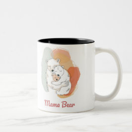 Mama Bear Mothers Day Två-Tonad Mugg