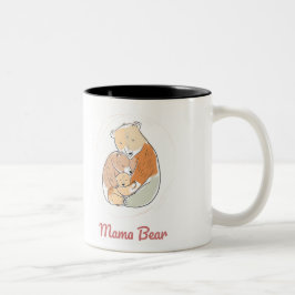 Mama Bear Mothers Day Två-Tonad Mugg