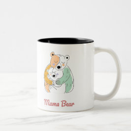 Mama Bear Mothers Day Två-Tonad Mugg