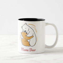 Mama Bear Mothers Day Två-Tonad Mugg