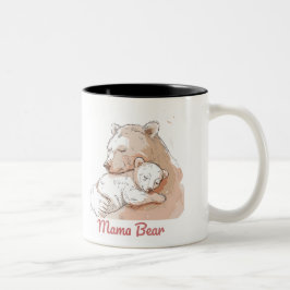 Mama Bear Mothers Day Två-Tonad Mugg