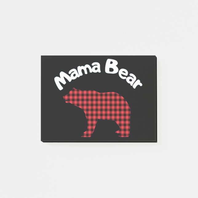 Mama Bear Post-it Block (Framsida)