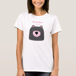 Mama Bear skräddarsydd T-shirt Ny mammas present