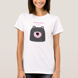 Mama Bear skräddarsydd T-shirt Ny mammas present