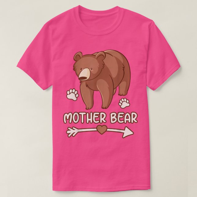 mama bear t shirt for womens, womens mama bear tsh (Design framsida)