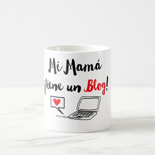 Mamá Bloguera Kaffemugg (Center)