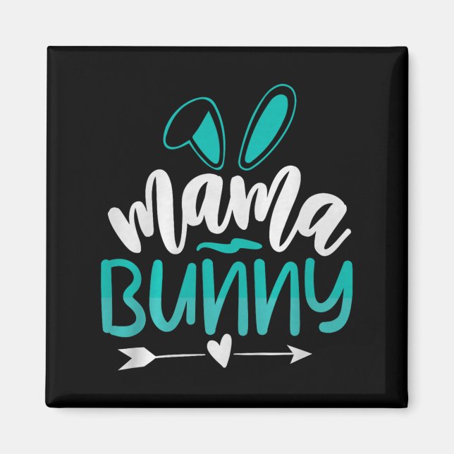 Mama Bunny Premium Tri-blend  Magnet (Framsidan)