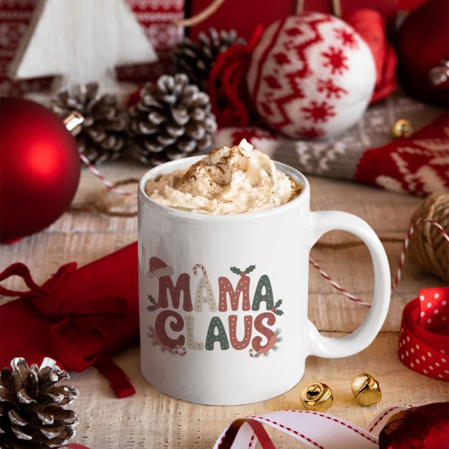 Mama Claus Christmas Kaffemugg (Skapare uppladdad)
