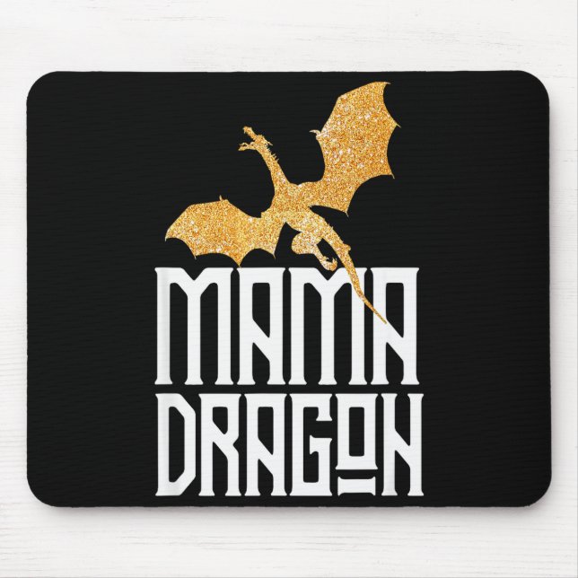 Mama Dragon Christmas Matching Family Tribe Mom Wi Musmatta (Framsidan)