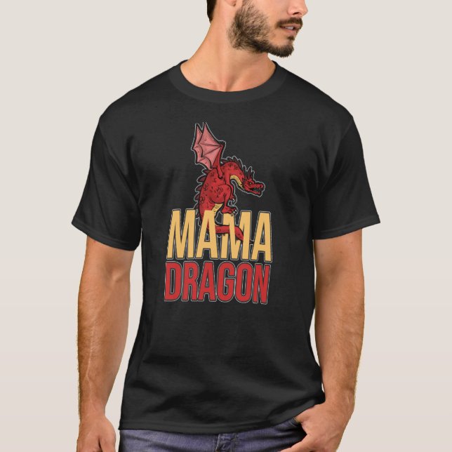 Mama Dragon T Shirt (Framsida)