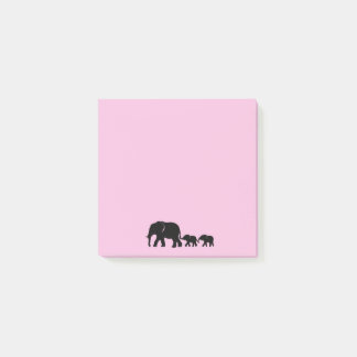 Mama Elephant with Babies Post it Notes Post-it Block