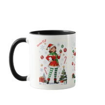 Mama Elf Mugg – Söt Holiday Jul Kaffe kopp
