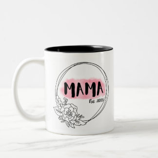 MAMA est.  Två-Tonad Mugg