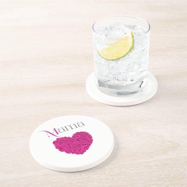 Mama Floral Beautiful Mother’s Day, Birthday Gift  Underlägg (Sidan)