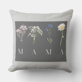 MAMA Floral Botanical Elegant Mother's Day Gift  Kudde