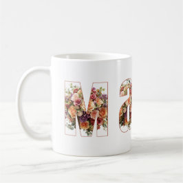 Mama Floral Coffee Mug Kaffemugg