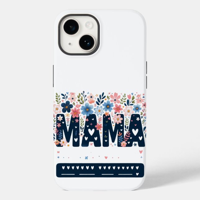 Mama Floral Heart – Boho Chic Mom Design (Baksida)