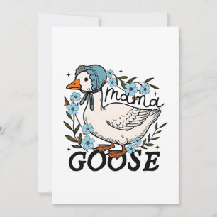 Mama Goose Dum Gås Mors Dag Julkort