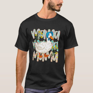 Mama Goose Mamma Skämt Rollig Mamma Dumma Mors Dag T Shirt