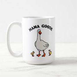 Mama Goose Mug, Cute Mothers Day Ceramic Cup, Mom  Kaffemugg