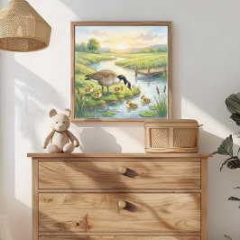 Mama Goose och Gässlingar Daghem Poster