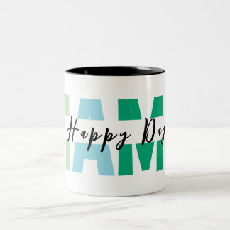 MAMA Gradient Mother’s Day Mug – Happy Day Två-Tonad Mugg