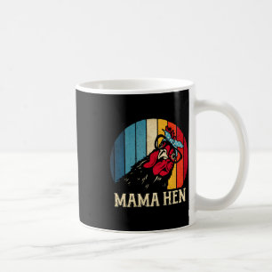 Mama Hen Vintage Hönsmamma Rolig Gårdshöns Kaffemugg