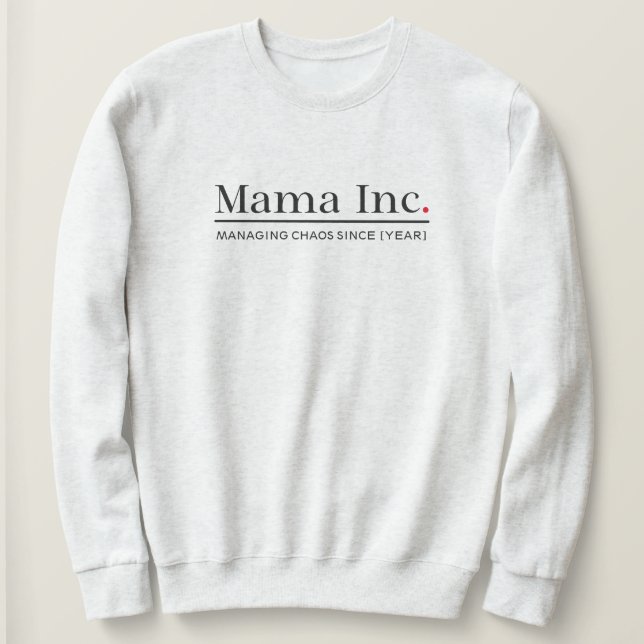 Mama Inc. Hantera kaos Anpassat år Kvinnor Ask T Shirt (Design framsida)