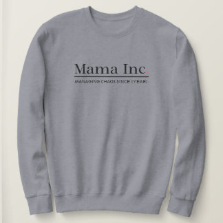 Mama Inc. Hantera kaos Anpassat år Kvinnor Grå T Shirt