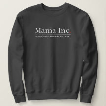 Mama Inc. Hantera kaos Anpassat år Mörkgrå