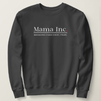 Mama Inc. Hantera kaos Anpassat år Mörkgrå T Shirt