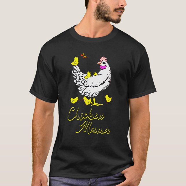 Mama Kycklingklänning för mamma T Shirt (Framsida)