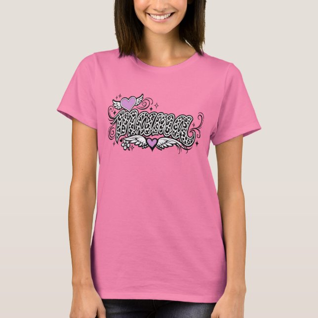 Mama Leopard Heart Tee (Framsida)