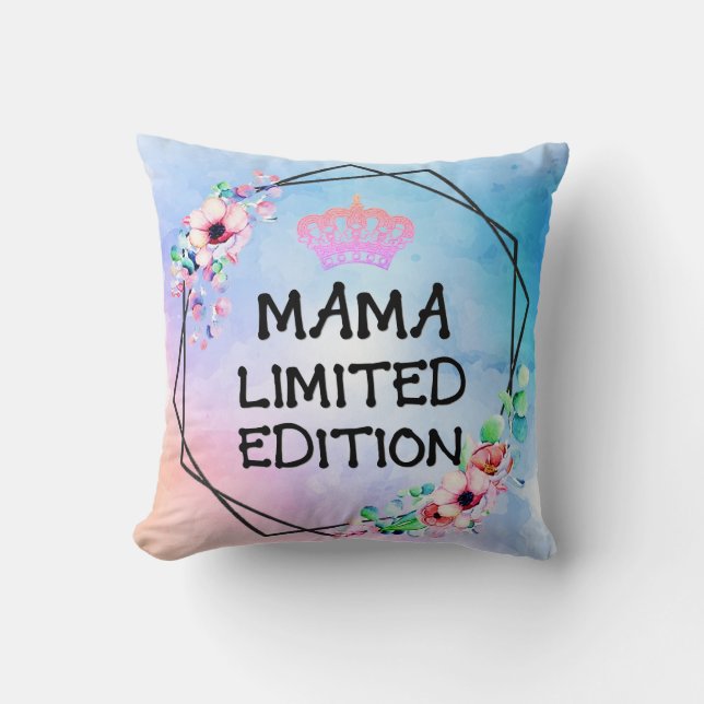 MAMA LIMITED EDITION - Pastel & Crown Kudde (Framsida)
