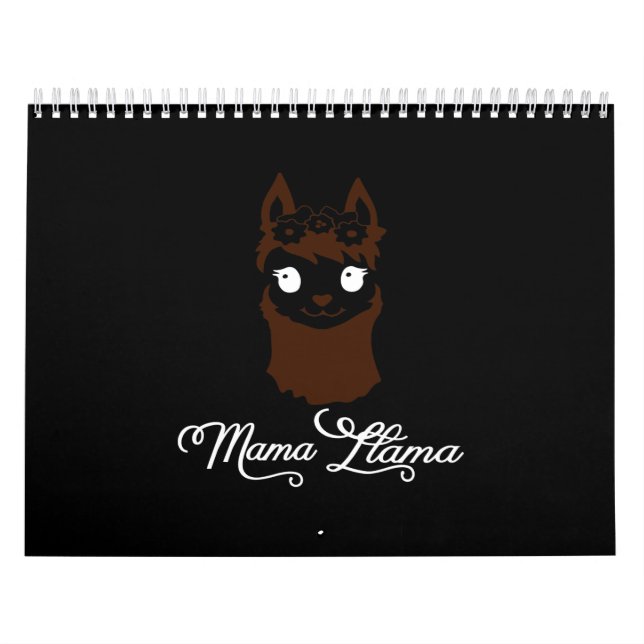 mama llama kalender (Omslag)